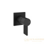 смеситель для душа встраиваемый gessi inverso diamantato 73609.299, 1 выход, matte black