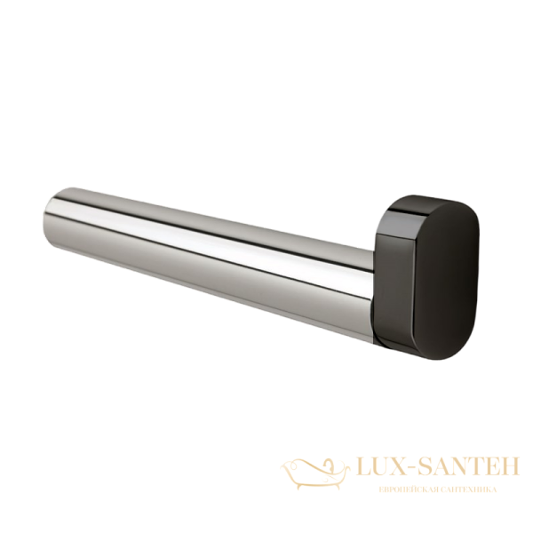 бумагодержатель перпендикулярный stil haus living lv11(05), хром-черный матовый