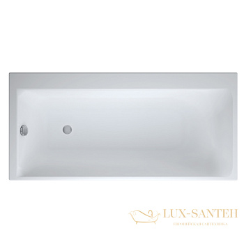 ванна прямоугольная cersanit smart 170x80 левая, 63350, цвет белый