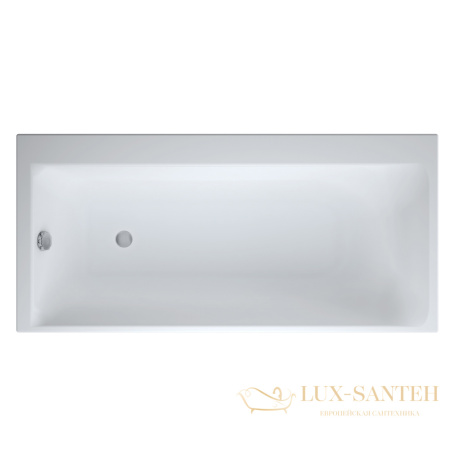 ванна прямоугольная cersanit smart 170x80 левая, 63350, цвет белый