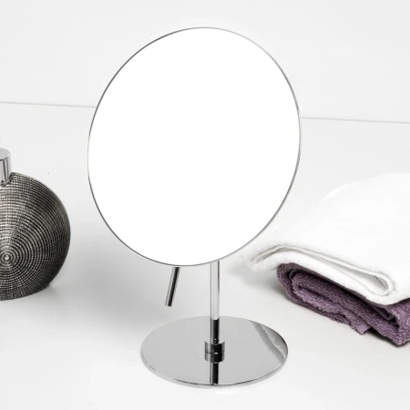 косметическое зеркало wasserkraft k-1002 x 4, хром