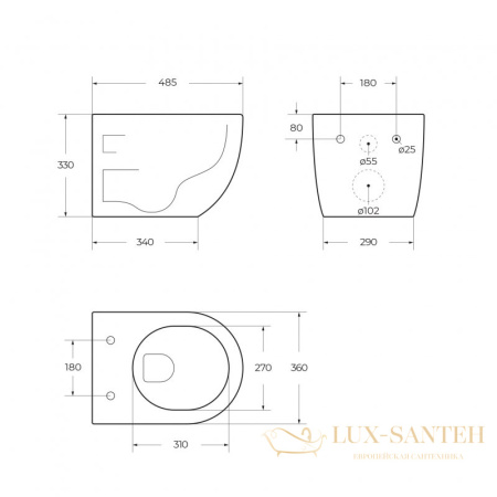 унитаз подвесной belbagno due 2.1 bb7006chr/sc безободковый, с сиденьем микролифт, белый глянцевый