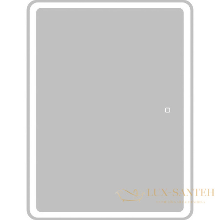 зеркальный шкаф belbagno marino spc-mar-600/800-1a-led-tch 60 см с подсветкой, белый