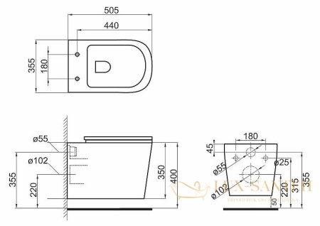 подвесной унитаз belbagno veneto bb132chr без сиденья, белый