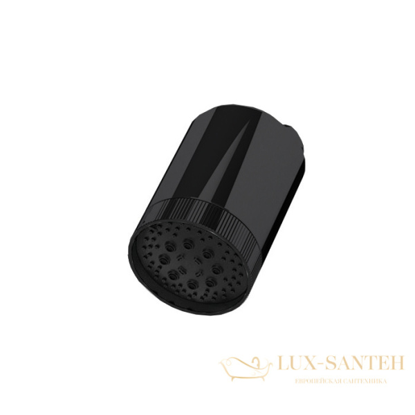 верхний душ 102 мм, almar beam e044286.mb, с настенным держателем, черный матовый