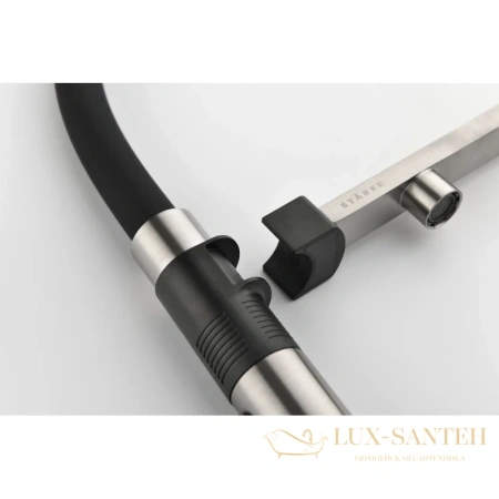 смеситель paulmark gravity gr213188-ni для кухни с подключением к фильтру, никель