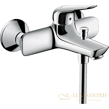 смеситель для ванны hansgrohe novus 71040000, хром