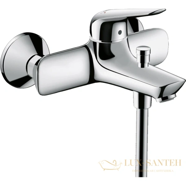 смеситель для ванны hansgrohe novus 71040000, хром