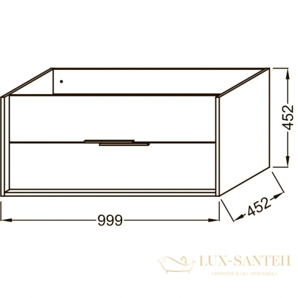 тумба jacob delafon vivienne eb1508-e70-e70 99,9 см, арлингтонский дуб