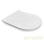 Крышка-сидение с микролифтом HATRIA FUSION Y9D501, белый глянцевый
