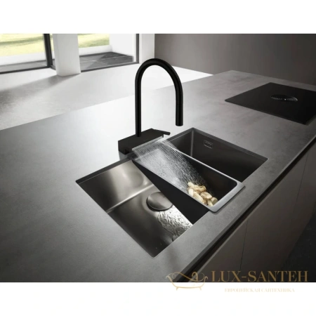 смеситель для кухни hansgrohe aquno select m81 73831800 сталь