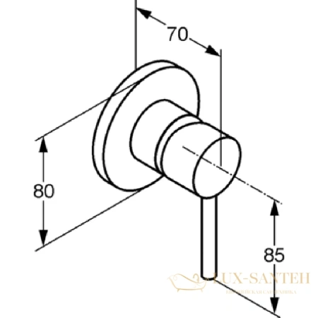 комплект для ванны kludi bozz 386340576 10 в 1 верхний душ 250 мм, хром