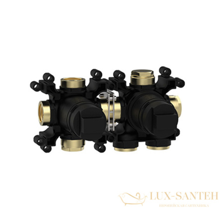 встраиваемая часть almar modular e176901, термостатического смесителя, на 2 выхода, горизонтальный монтаж