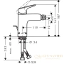 смеситель для биде hansgrohe logis 71200000