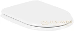 Сиденье для унитаза Cezares King Palace CZR-T-163-M-S-Br с механизмом Soft Close, белый