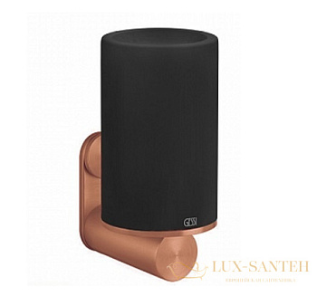 стакан gessi 316 accessories 54708.708 подвесной, copper brushed pvd/черный