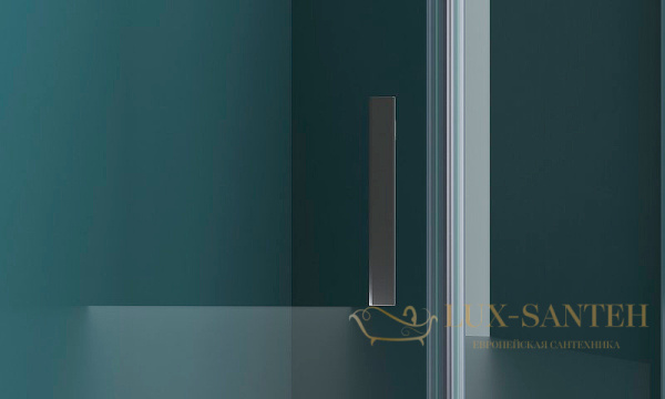 душевой уголок belbagno kraft kraft-p-1-100-c-cr-l 100х100 см профиль хром, стекло прозрачное