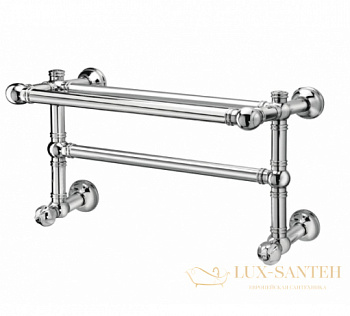 полотенцесушитель водяной margaroli sereno 9-492 492550crn, высота 38 см, ширина 61.5 см, хром