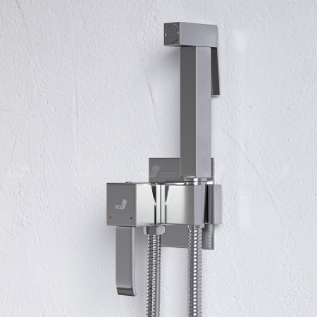 гигиенический душ rgw shower panels 511408207-01 со смесителем sp-207, хром