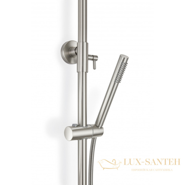 душевая система для ванны milacio ultra mcu.151.ss, нержавеющая сталь 
