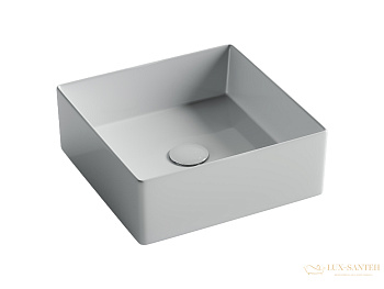 раковина накладная ceramica nova element cn6068, 361*361*130 мм, белый