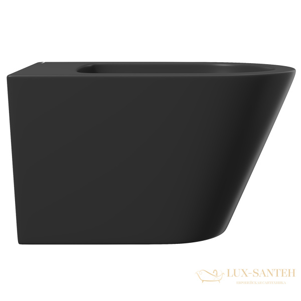 биде подвесное aqueduto cone, con0340, 525*365, черный матовый