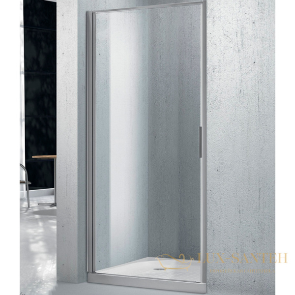 душевая дверь belbagno sela sela-b-1-90-c-cr 90 см профиль хром, стекло прозрачное