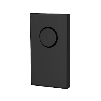 fima|carlo frattini switch кнопка открытия/закрытия воды, f5922ns, внешняя часть, цвет черный матовый
