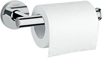 держатель туалетной бумаги hansgrohe logis universal 41726000, хром