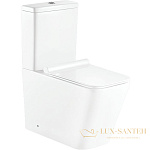 Унитаз компакт BelBagno Ardente R BB02093CPR без бачка и сиденья, белый
