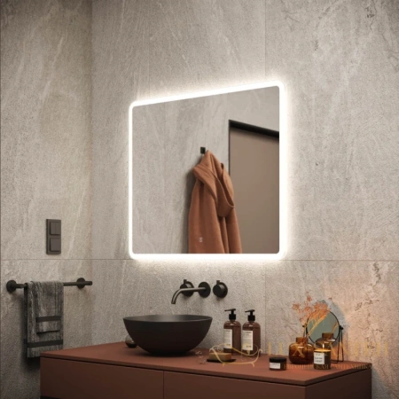 зеркало sancos arcadia ar800 80х70 см