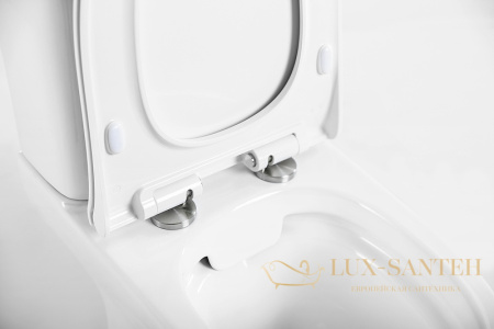 унитаз компакт belbagno steam bb130cpr/bb130sc без бачка с сиденьем микролифт, белый