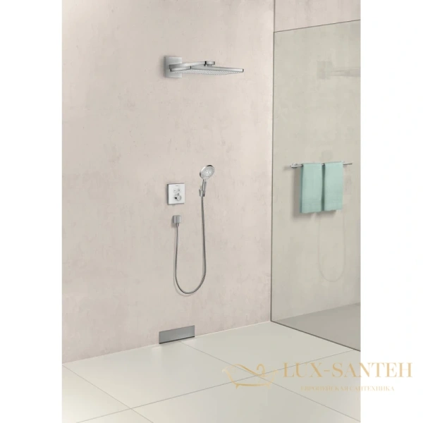 шланговое подсоединение hansgrohe fixfit 26455000 с клапаном обратного тока, хром