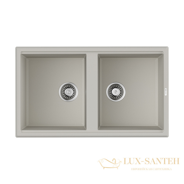 кухонная мойка omoikiri tedori 86-2-wh tetogranit х белый, 4993927