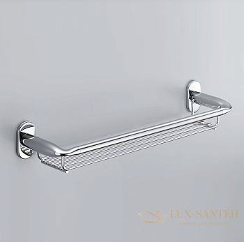 полка-решётка colombo design bart b2203 45*11 см, хром