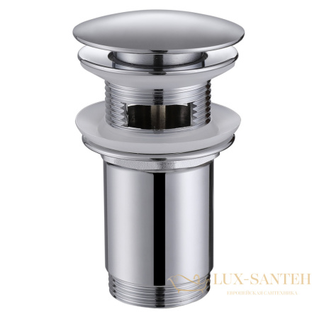 донный клапан abber af0010 с переливом, хром