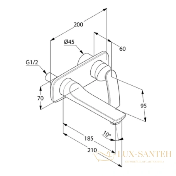 смеситель для раковины kludi balance white 522469175 без донного клапана, хром/белый