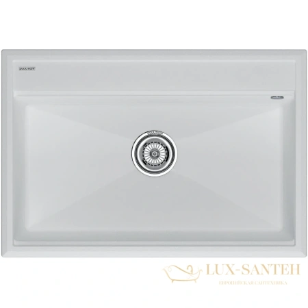 кухонная мойка paulmark stepia pm117551-wh, белый