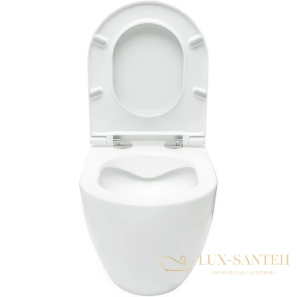 подвесной безободковый унитаз allen brau reality 4.32006.20, белый