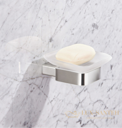 мыльница milacio ultra mcu.952.ss, нержавеющая сталь