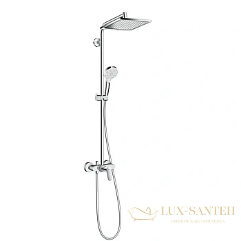 душевая стойка hansgrohe crometta e 240 1jet showerpipe 27284000 хром