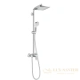 душевая стойка hansgrohe crometta e 240 1jet showerpipe 27284000 хром
