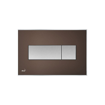 alcaplast кнопка управления с цветной пластиной, светящаяся кнопка коричневая, свет белый m1473-aez110