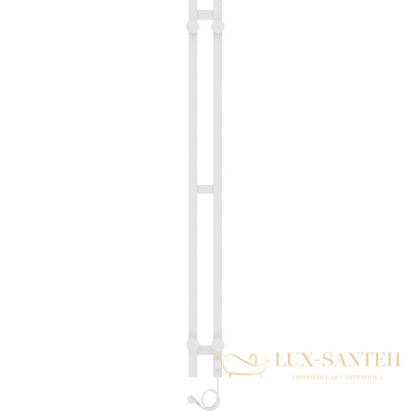 полотенцесушитель с/т laris прайм дуэт чк 80/1200 левый тэн белый 73207361