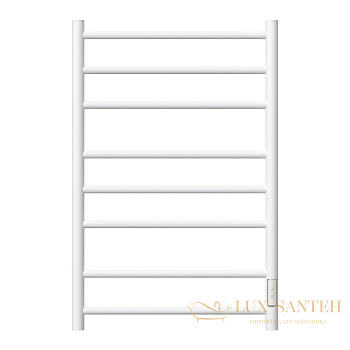 полотенцесушитель 400x800 электрический point аврора pn10848w п8 диммер справа, белый