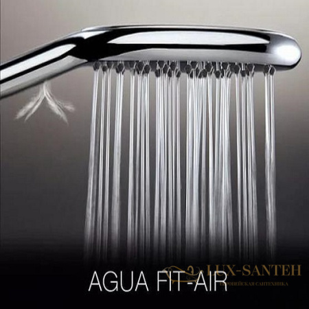 ручной душ bossini agua fitair b00172.030, хром