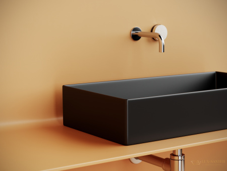 раковина накладная ceramica nova element cn6071mb, 701*361*130 мм, черный матовый