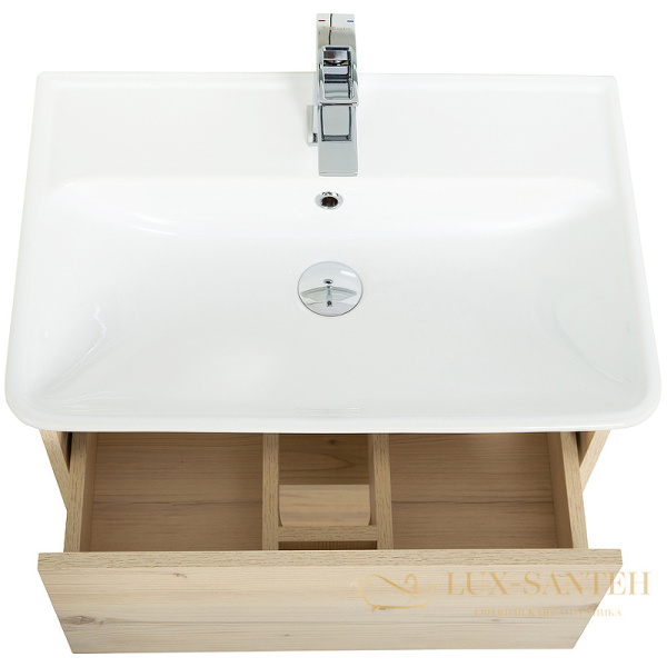 тумба под раковину belbagno neon neon-600-1c-so-pb 60 см подвесная, pino bianco