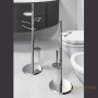 стойка colombo design isole b9416 для унитаза с аксессуарами 75 см, хром