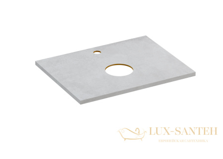 столешница cersanit stone из керамогранита balance 60, 64185, цвет серый